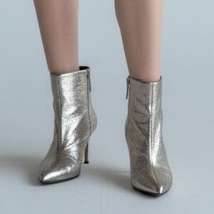 Shutz Metallic Ankle Boots